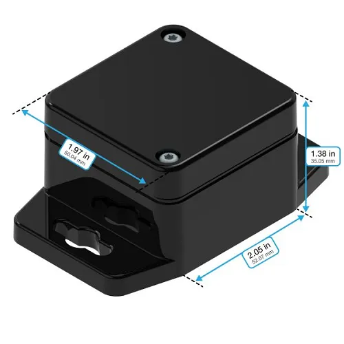 1.97" X 1.38" X 2.05" Shield Electronic Enclosure RBF22P04B10B