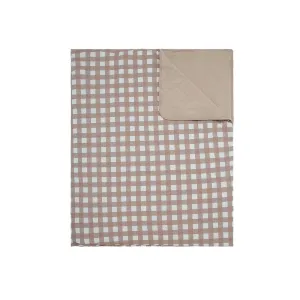 2.5 TOG Family Blanket - Taupe Plaid / Oatmeal