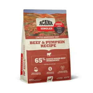 Acana Singles Beef & Pumpkin Grain Free Dog Food