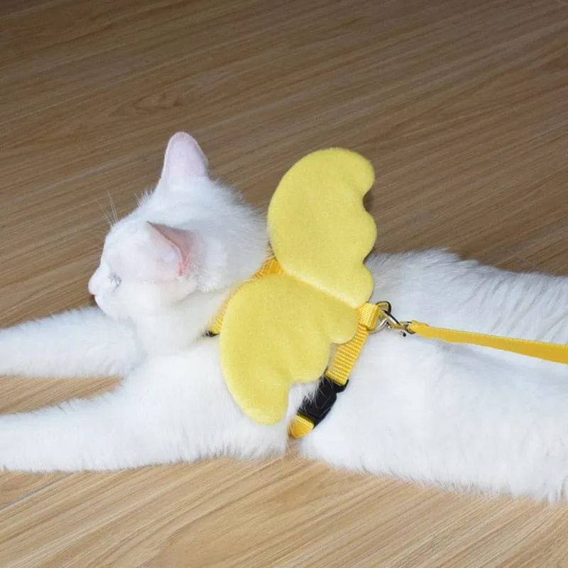 Angel Wings Cat Harness Leash