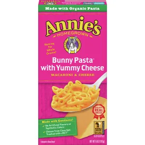 Annie's Bunny Pasta & Yummy Cheese Mac & Cheese, 6 oz