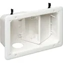 Arlington TVB712 Recessed TV Box with Angled Openings