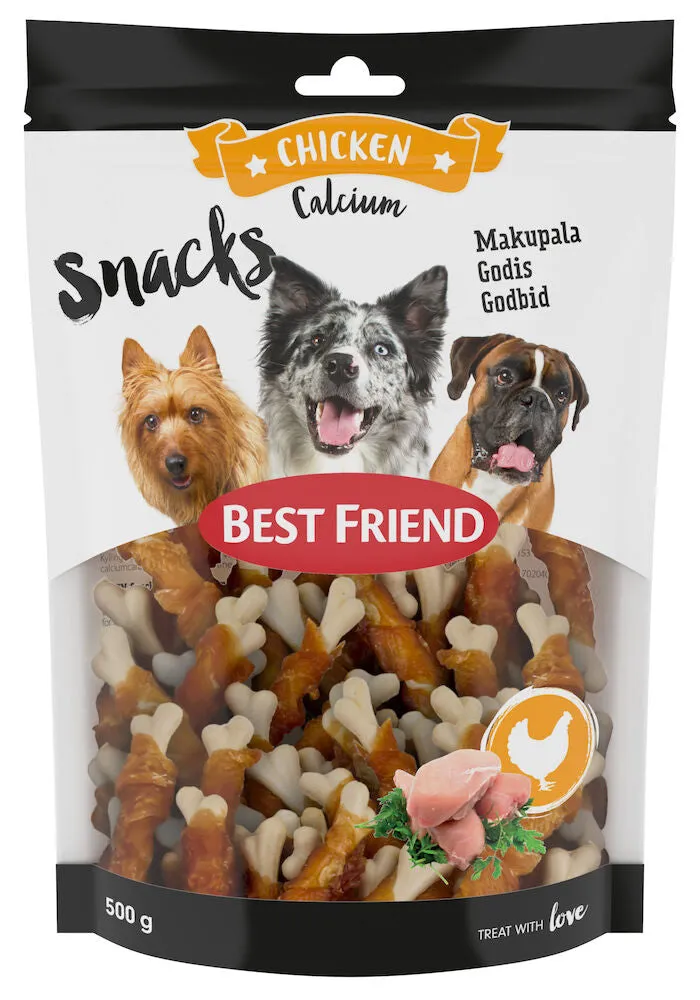 Best Friend Calcium Snacks treat with chicken fillet