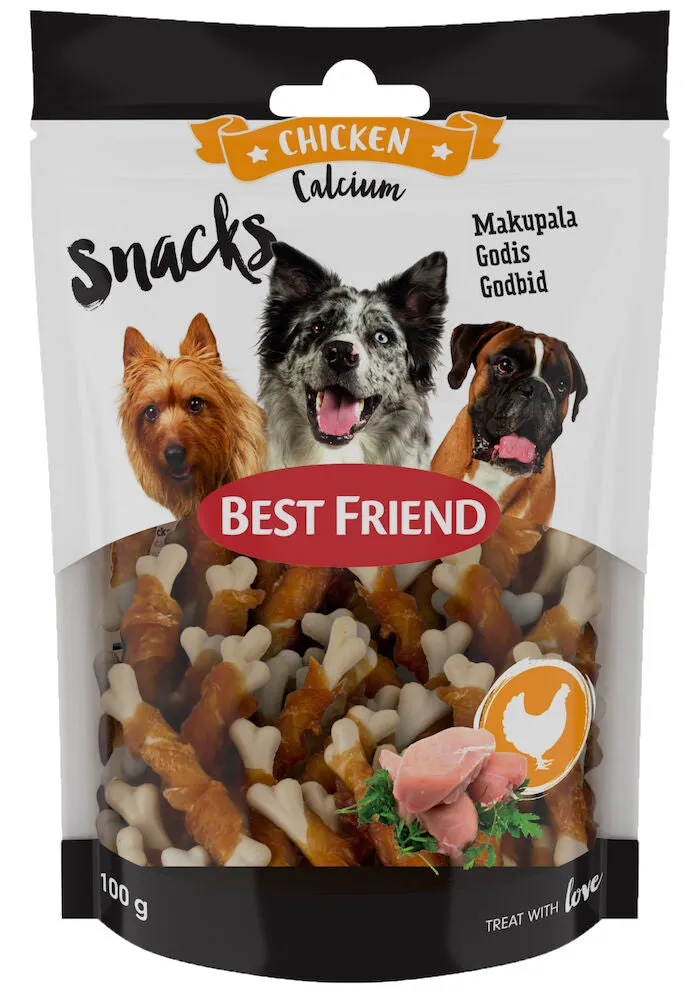 Best Friend Calcium Snacks treat with chicken fillet