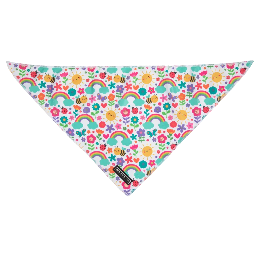 Big & Little Dogs Follow The Rainbow Bandana