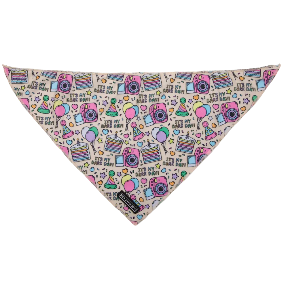 Big & Little Dogs It's My Bark Day Bandana