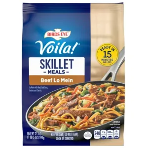 Birds Eye Voila! Beef Lo Mein Skillet Frozen Meal, 21 oz