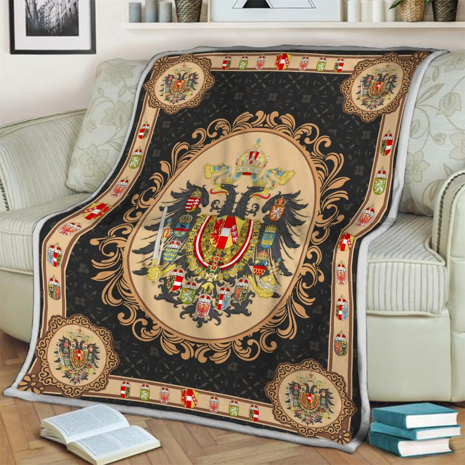 Blanket Austria-Hungary Coat of Arms