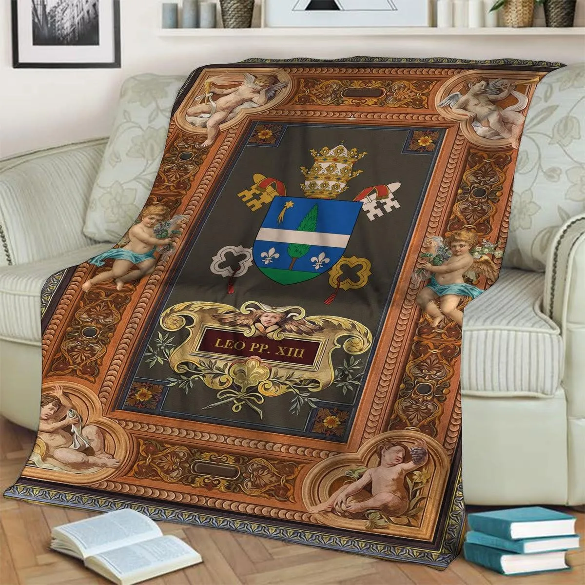 Blanket Leo XIII Coat Of Arms