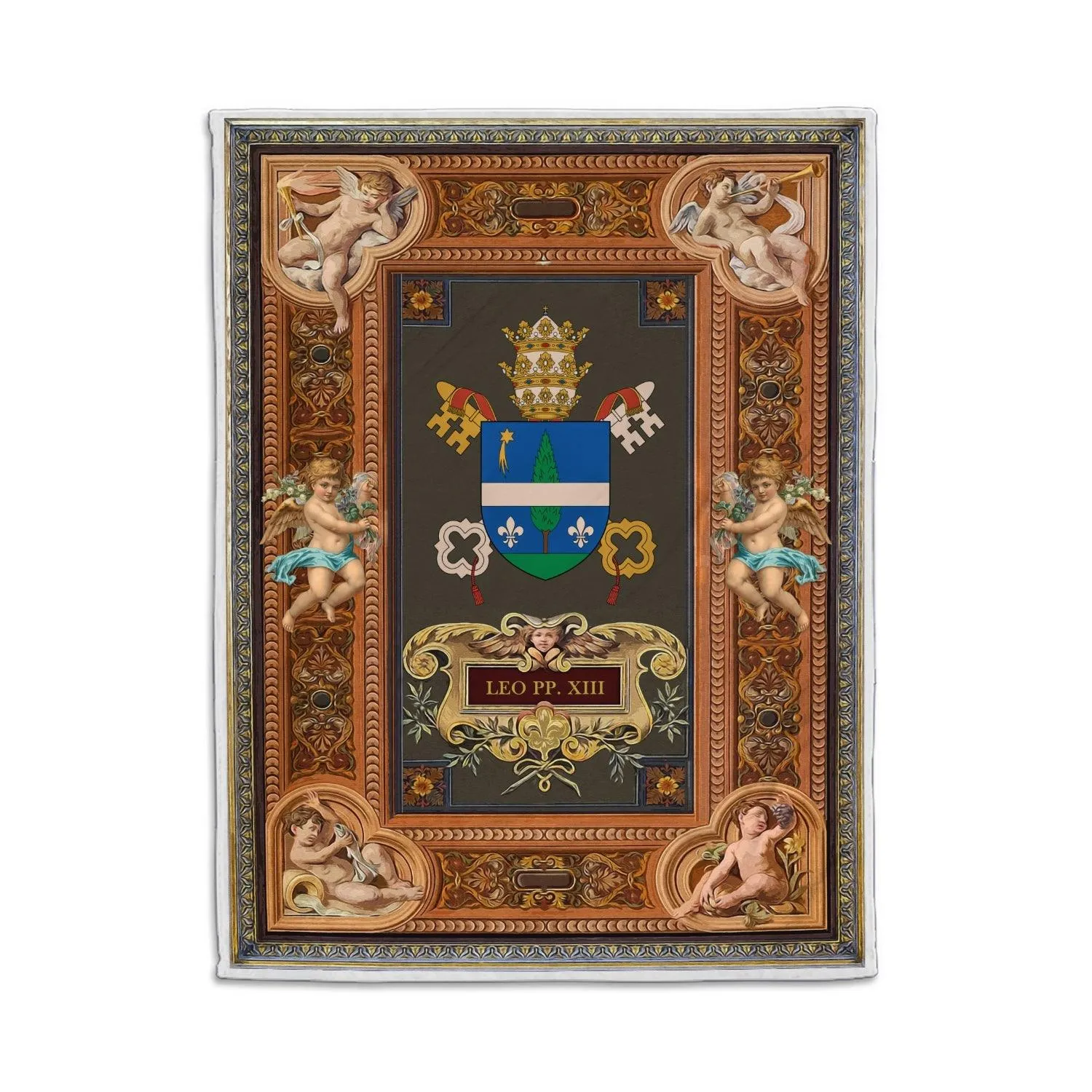 Blanket Leo XIII Coat Of Arms