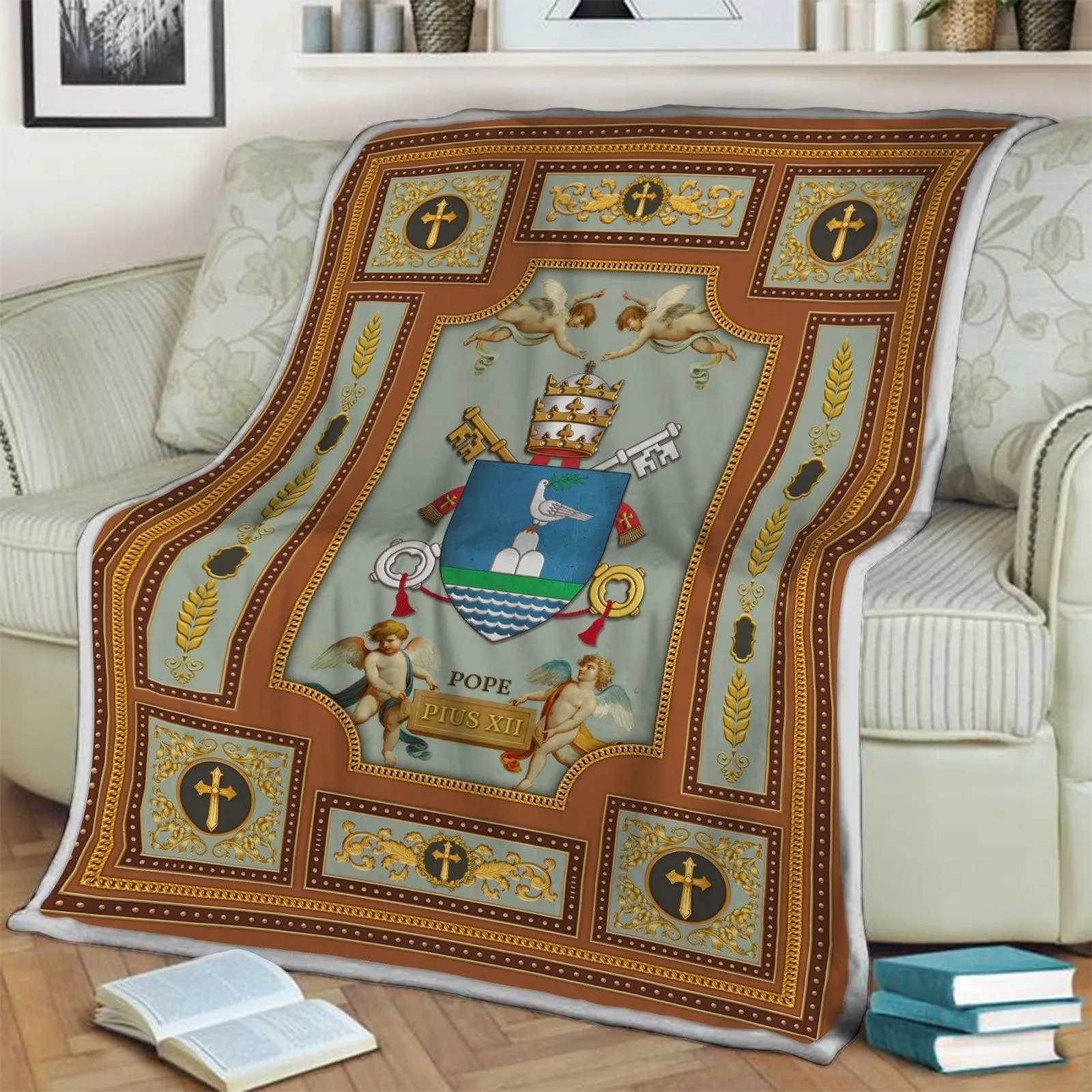 Blanket Pope Francis Coat Of Arms