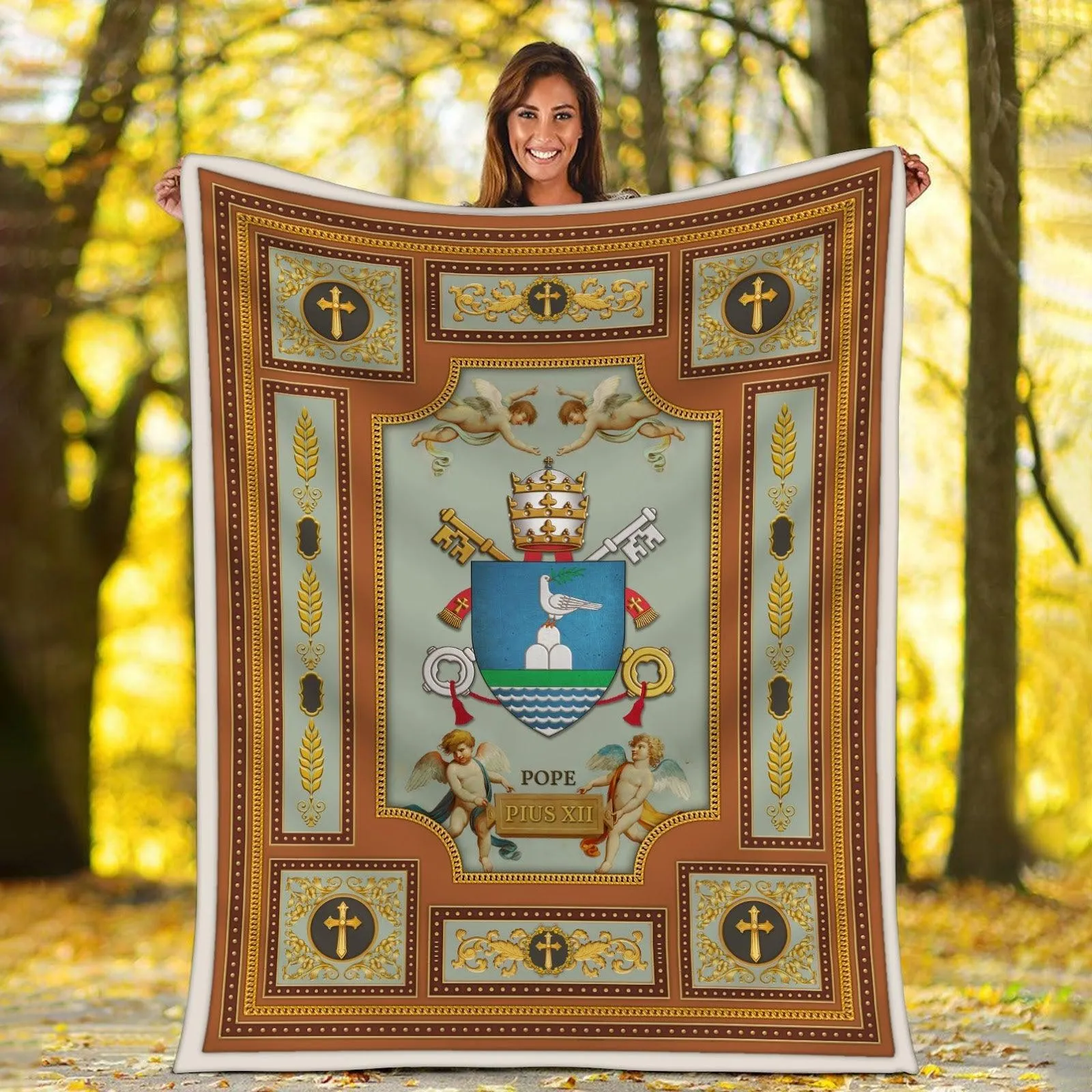 Blanket Pope Francis Coat Of Arms