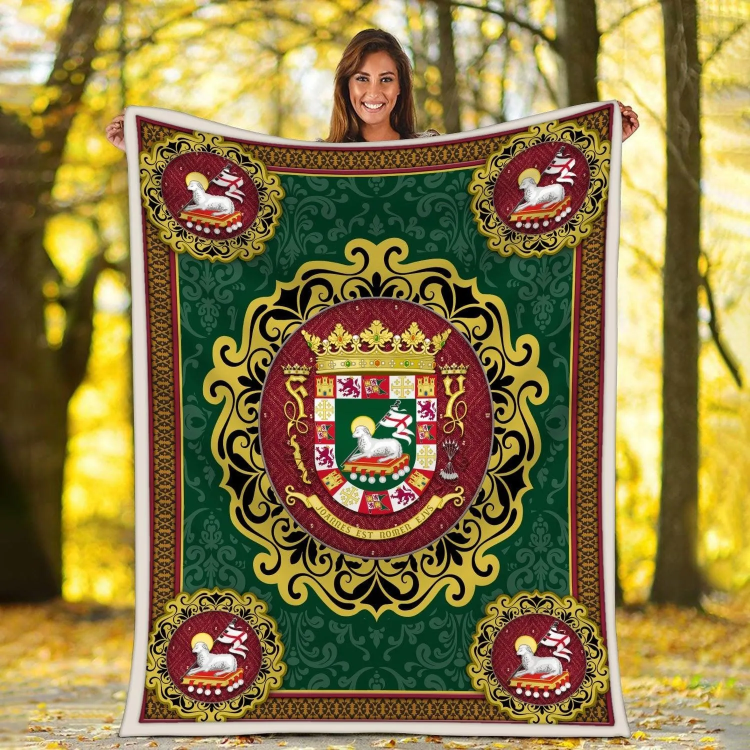 Blanket Puerto Rico Coat of Arms