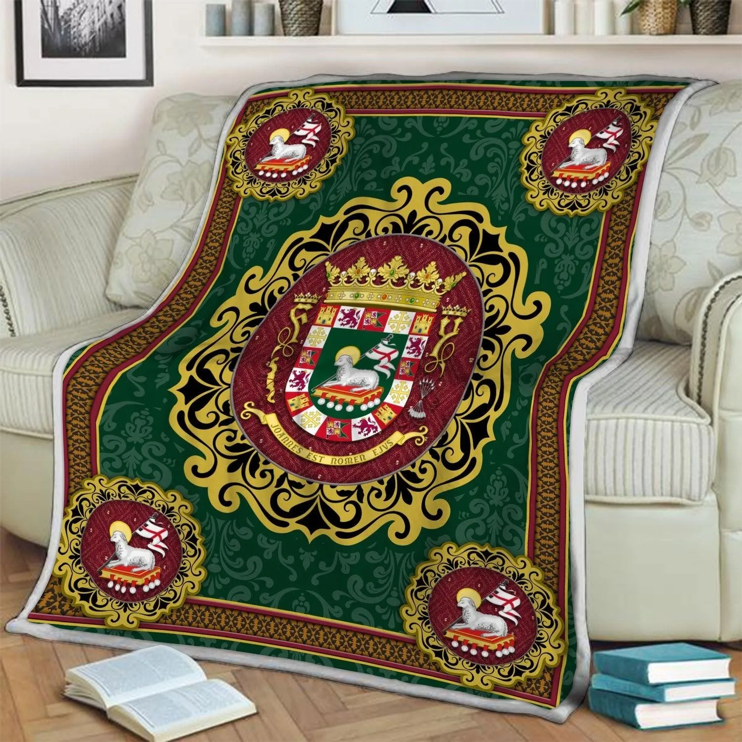 Blanket Puerto Rico Coat of Arms