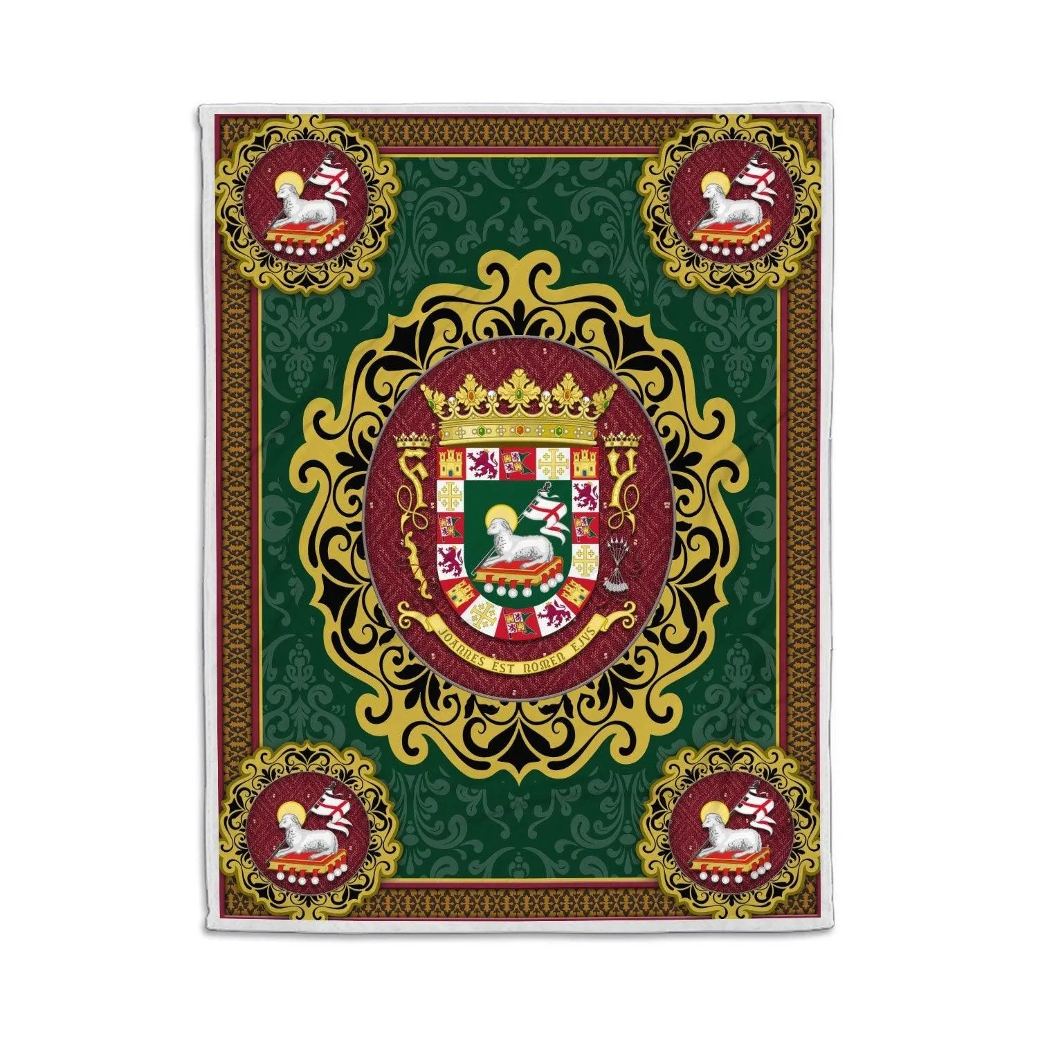 Blanket Puerto Rico Coat of Arms