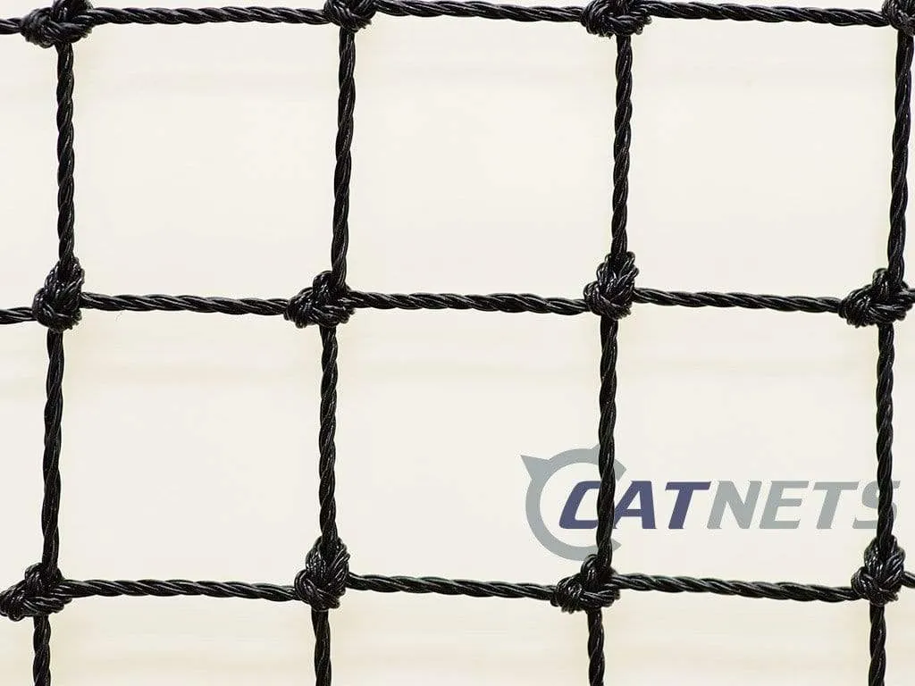 Cat Netting 10m x 10m Black