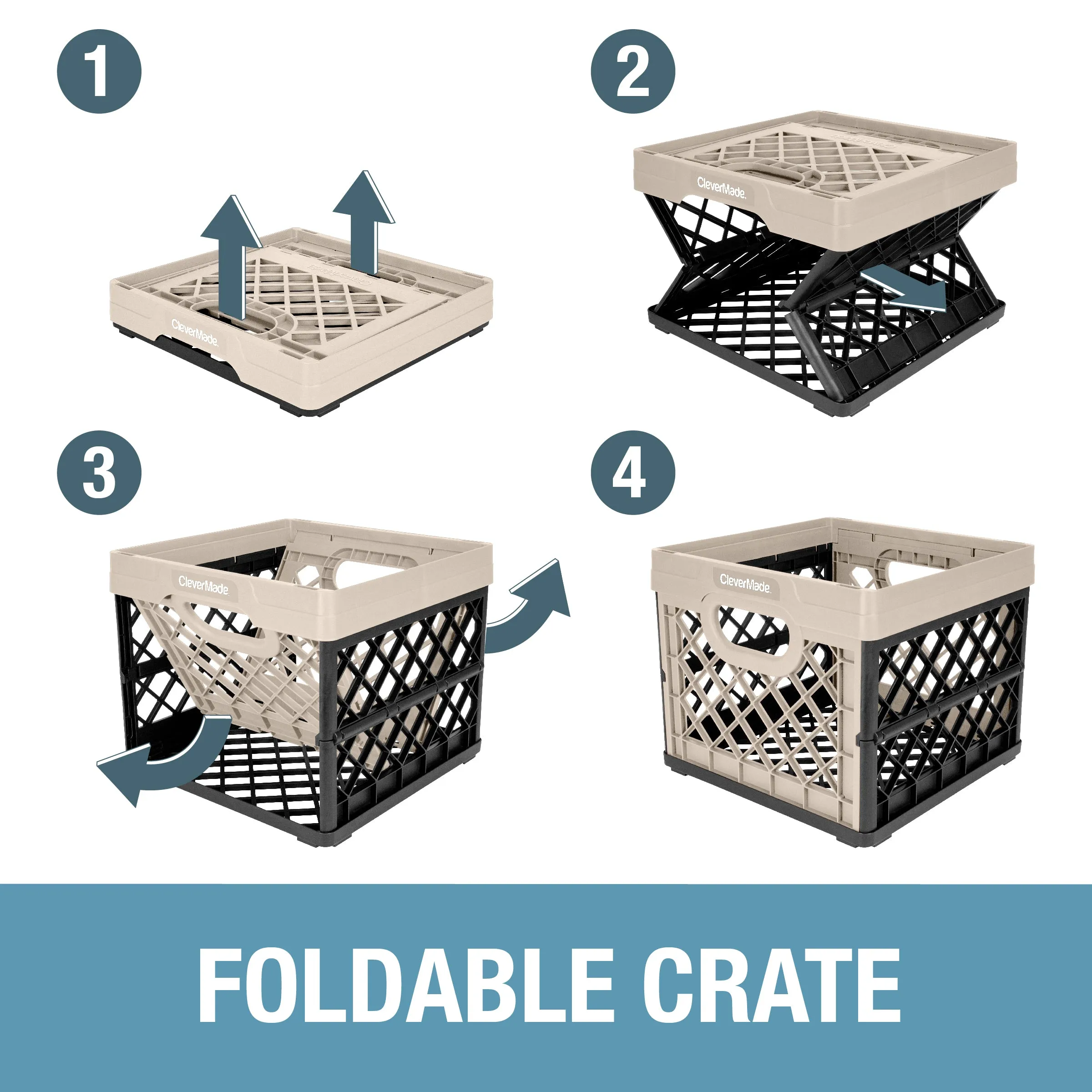 Collapsible Milk Crate