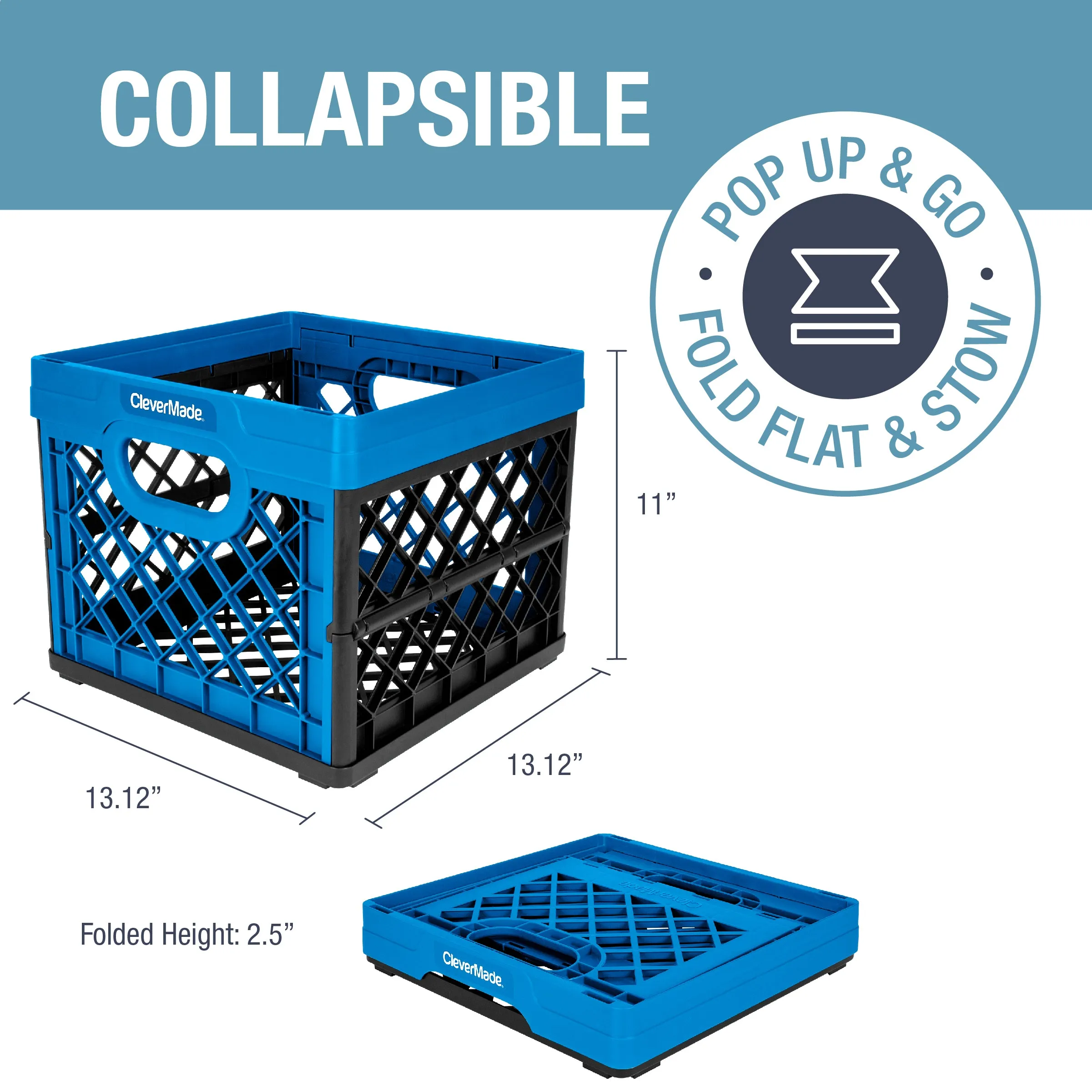 Collapsible Milk Crate