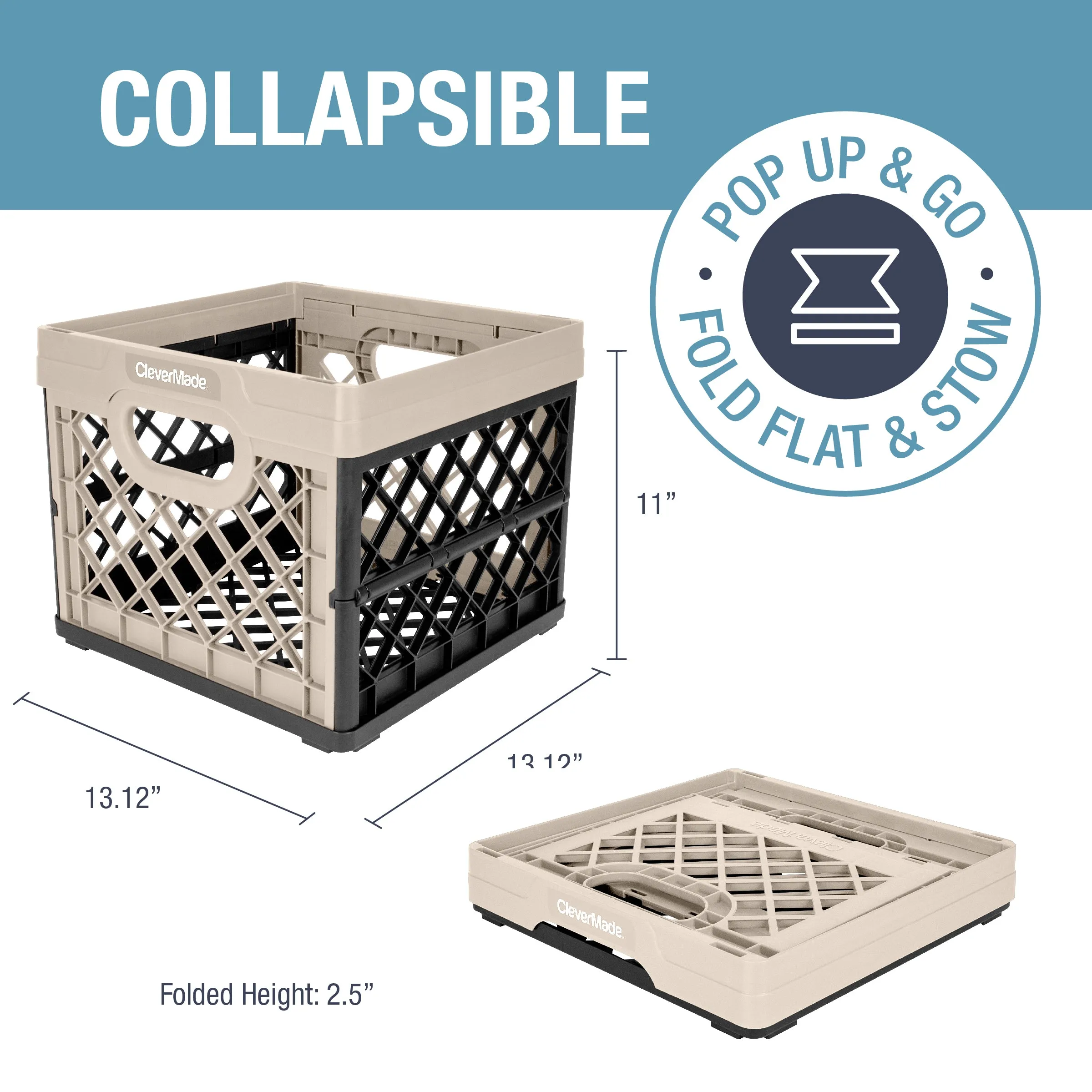 Collapsible Milk Crate