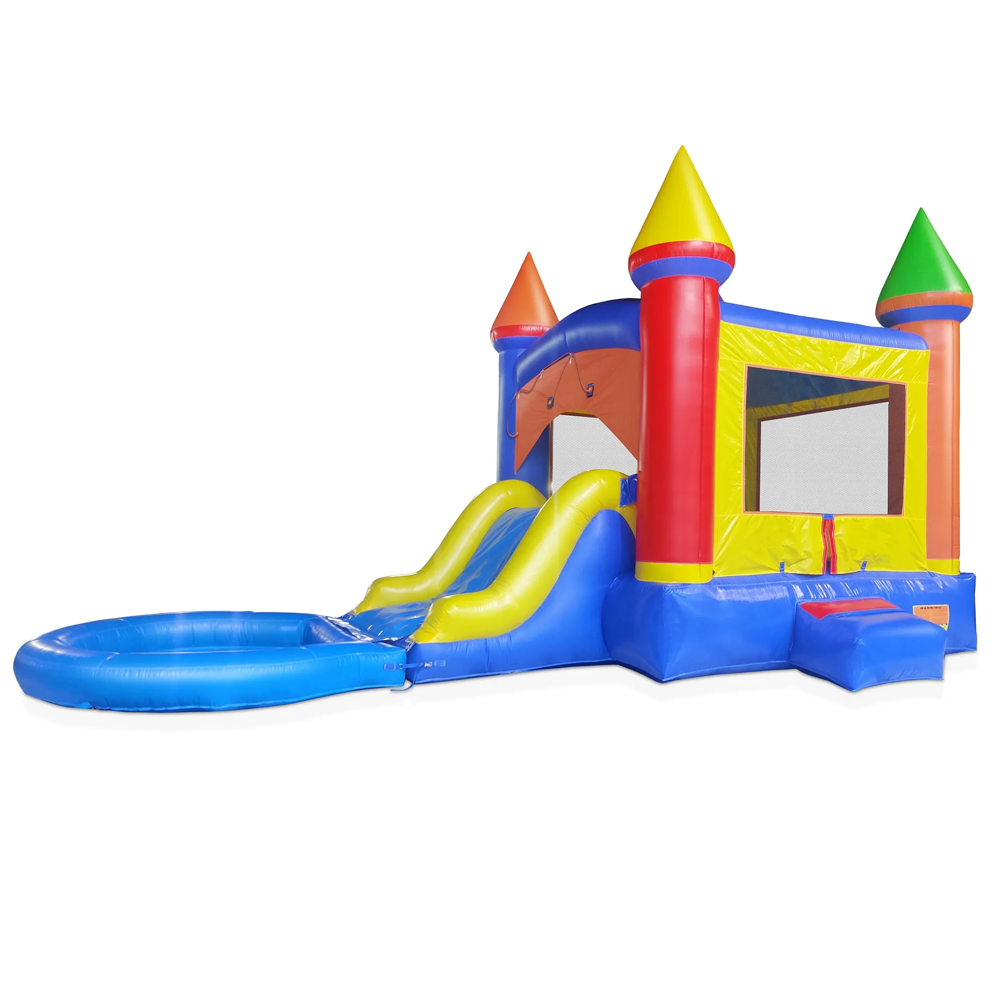 Commercial Inflatable Bounce House with Water Slide and Blower