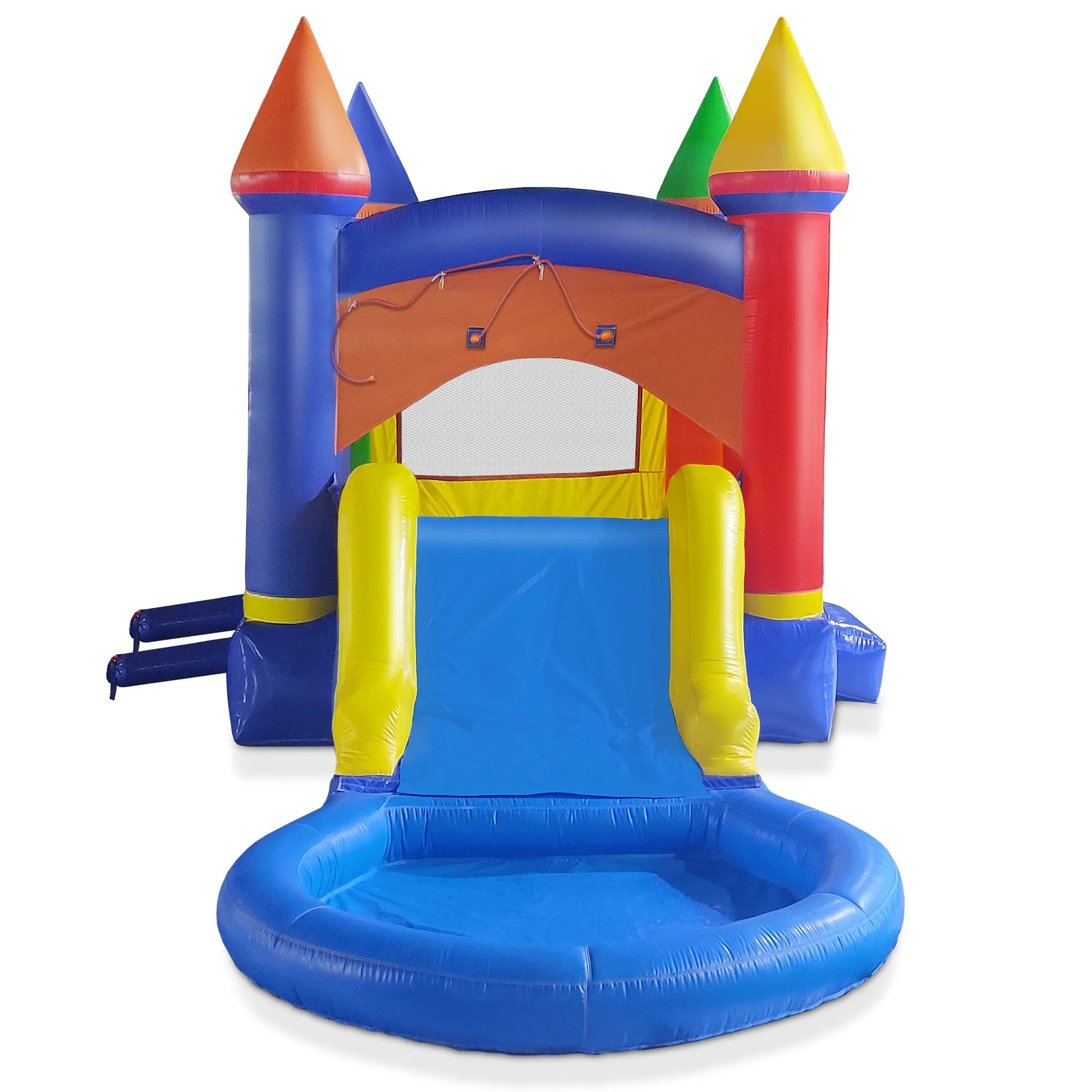 Commercial Inflatable Bounce House with Water Slide and Blower