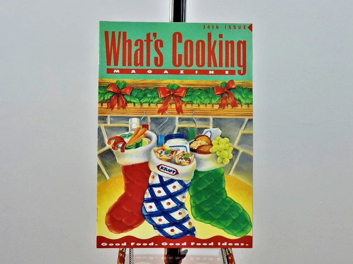 Cook Books - Kraft Kitchens "What's Cooking" - 1995 - Festive Issue - 14th