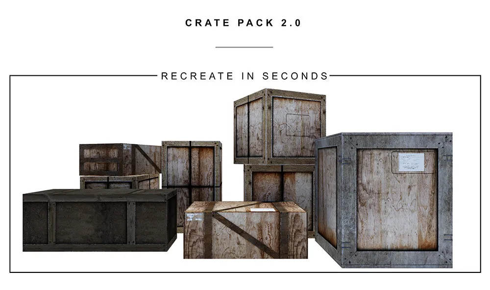 Crate Pack 2.0 Pop-Up Diorama 1/12