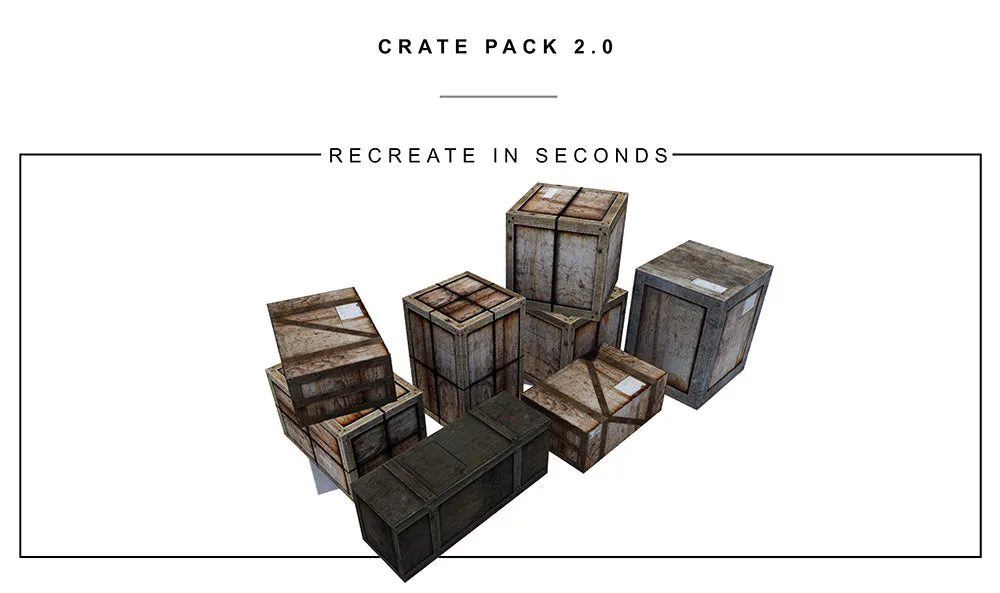 Crate Pack 2.0 Pop-Up Diorama 1/12