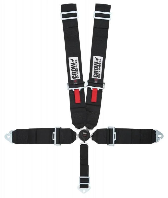 Crow 5-Way 3" Kam Lock Harness - Black