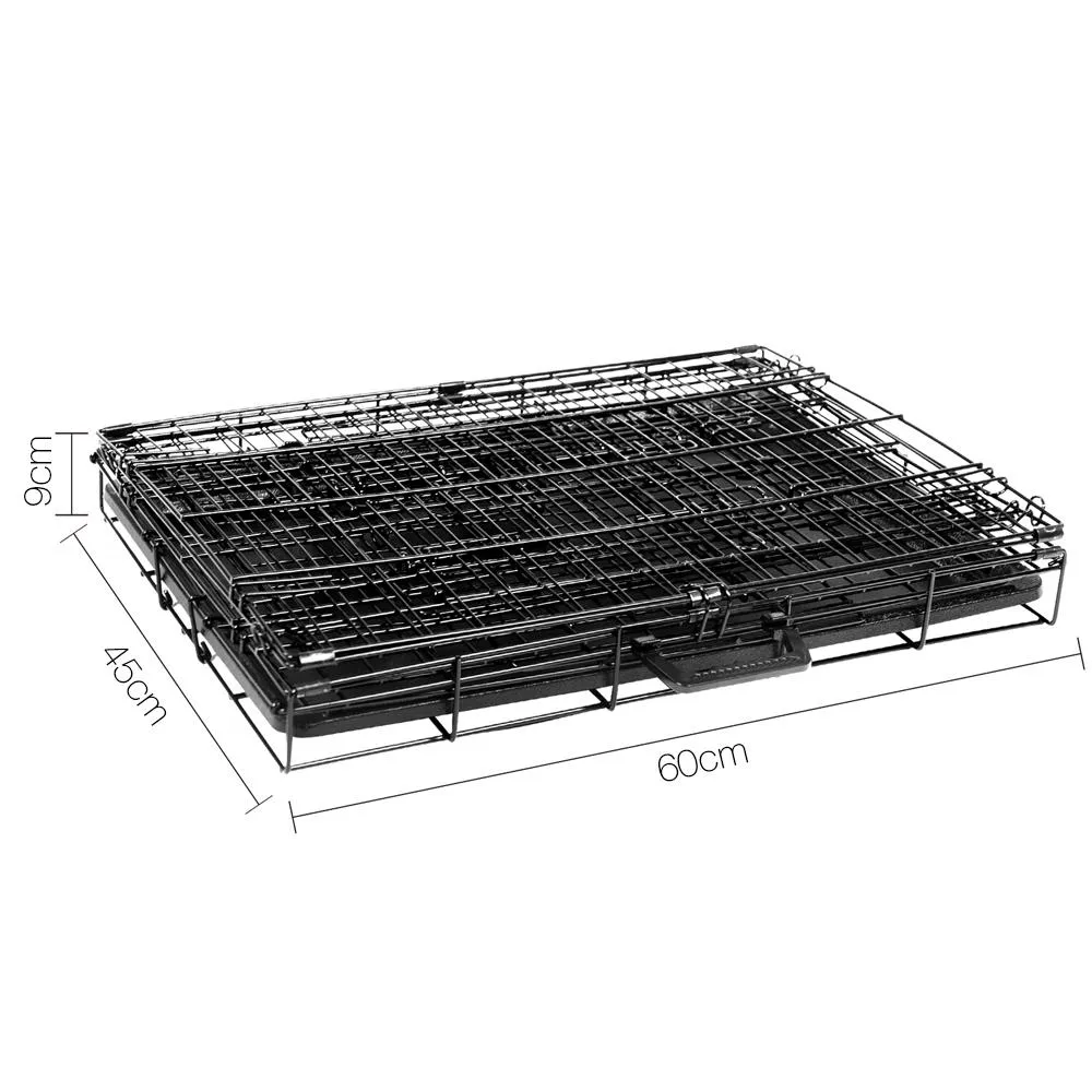 Dog Cage 24inch Pet Cage - Black