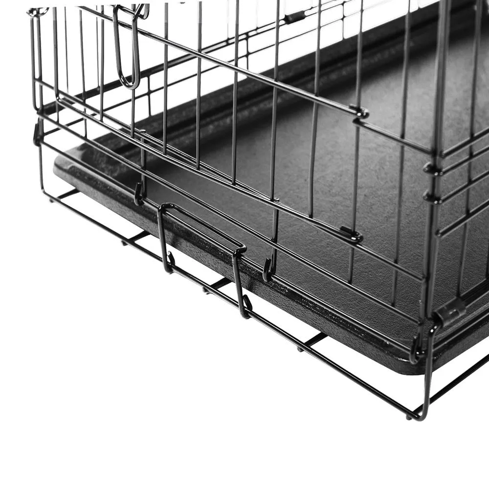 Dog Cage 24inch Pet Cage - Black