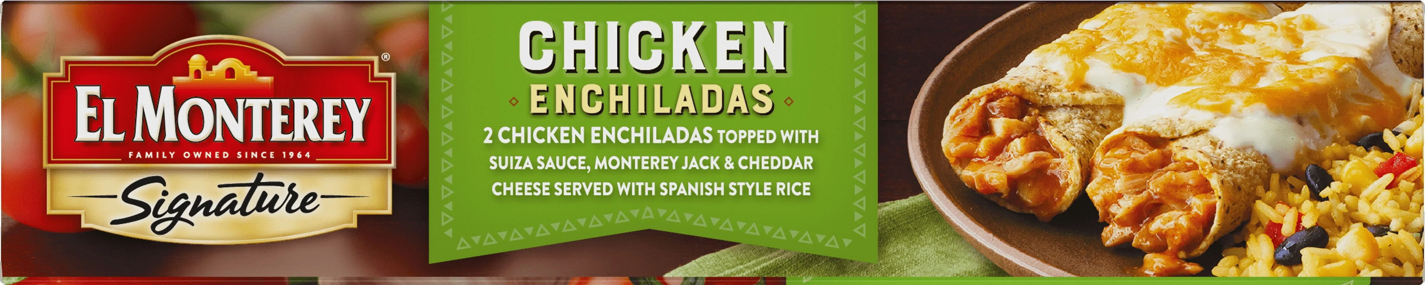 El Monterey Signature Chicken Enchiladas Meal, 10.25 oz Box (Frozen)