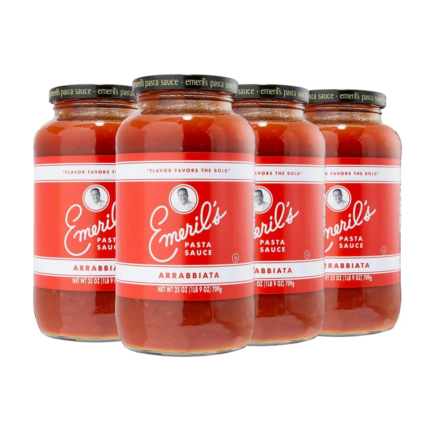 Emeril Lagasse Pasta Sauce Jar 25 Oz Gourmet Pasta Sauces: Arrabbiata, Marinara, Roasted Garlic, Tomato Basil, & Vodka Pasta Sauce Best for Homemade Pasta and Spaghetti Sauce