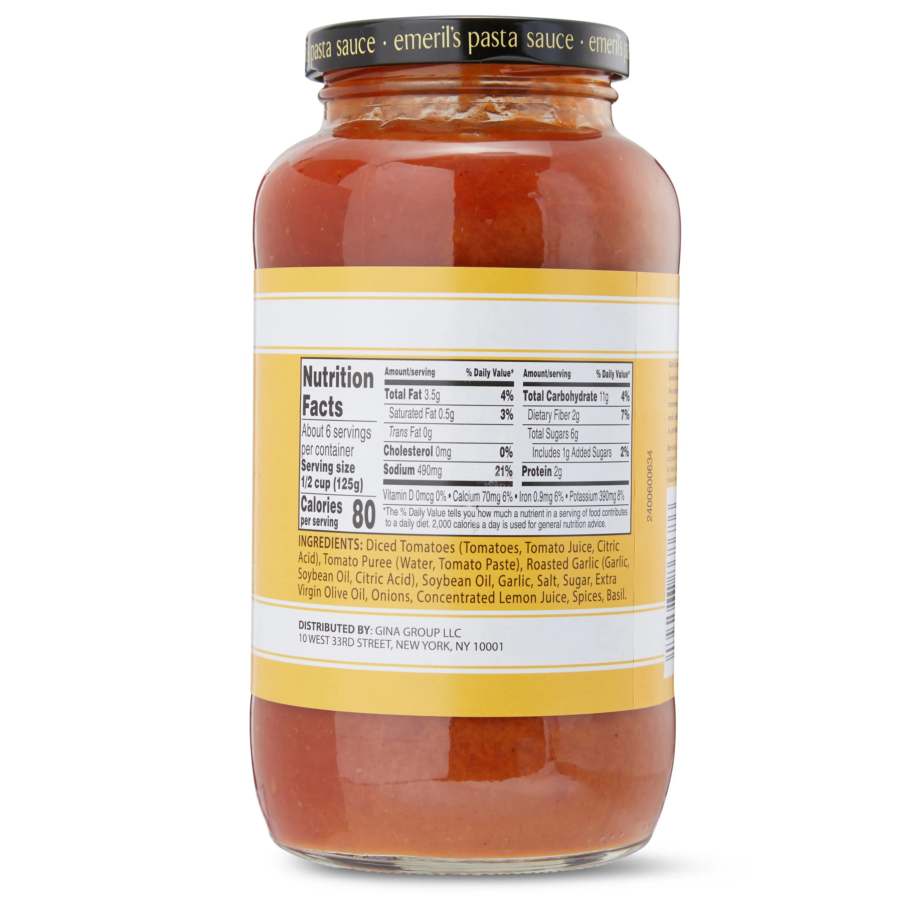 Emeril Lagasse Pasta Sauce Jar 25 Oz Gourmet Pasta Sauces: Arrabbiata, Marinara, Roasted Garlic, Tomato Basil, & Vodka Pasta Sauce Best for Homemade Pasta and Spaghetti Sauce