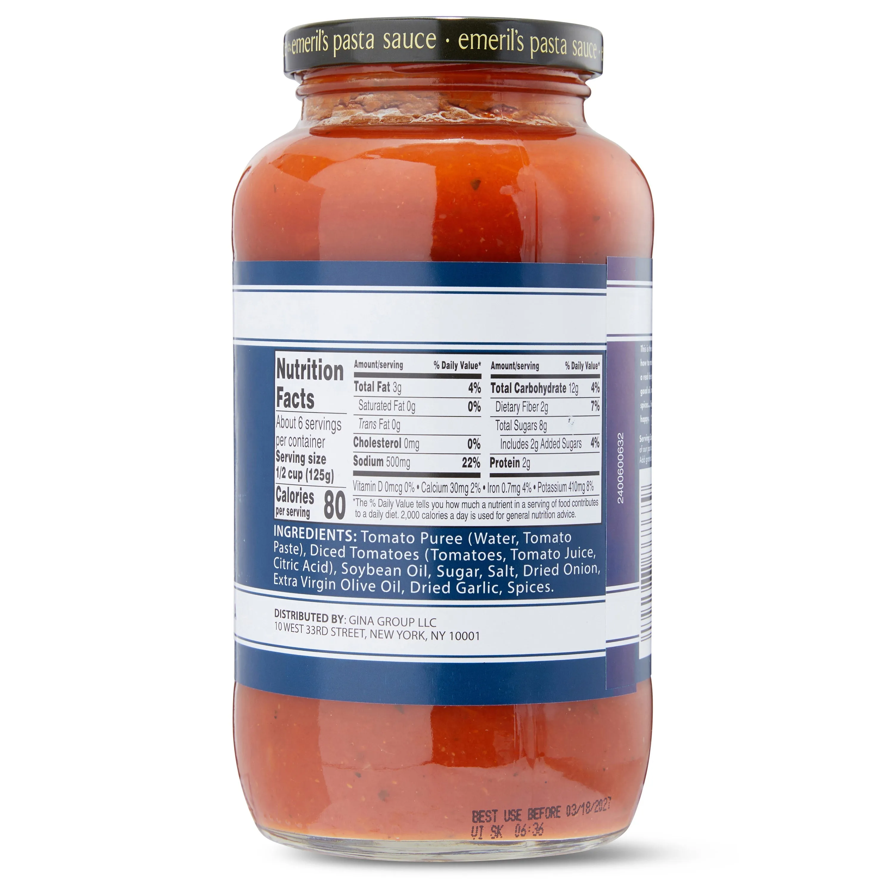 Emeril Lagasse Pasta Sauce Jar 25 Oz Gourmet Pasta Sauces: Arrabbiata, Marinara, Roasted Garlic, Tomato Basil, & Vodka Pasta Sauce Best for Homemade Pasta and Spaghetti Sauce