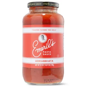 Emeril Lagasse Pasta Sauce Jar 25 Oz Gourmet Pasta Sauces: Arrabbiata, Marinara, Roasted Garlic, Tomato Basil, & Vodka Pasta Sauce Best for Homemade Pasta and Spaghetti Sauce