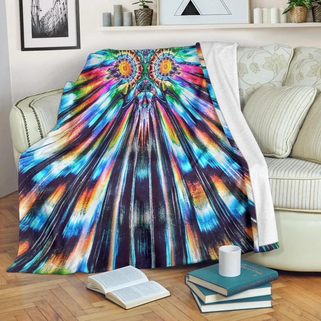 Entheogenic Encounter | Microfleece Blanket | Makroverset