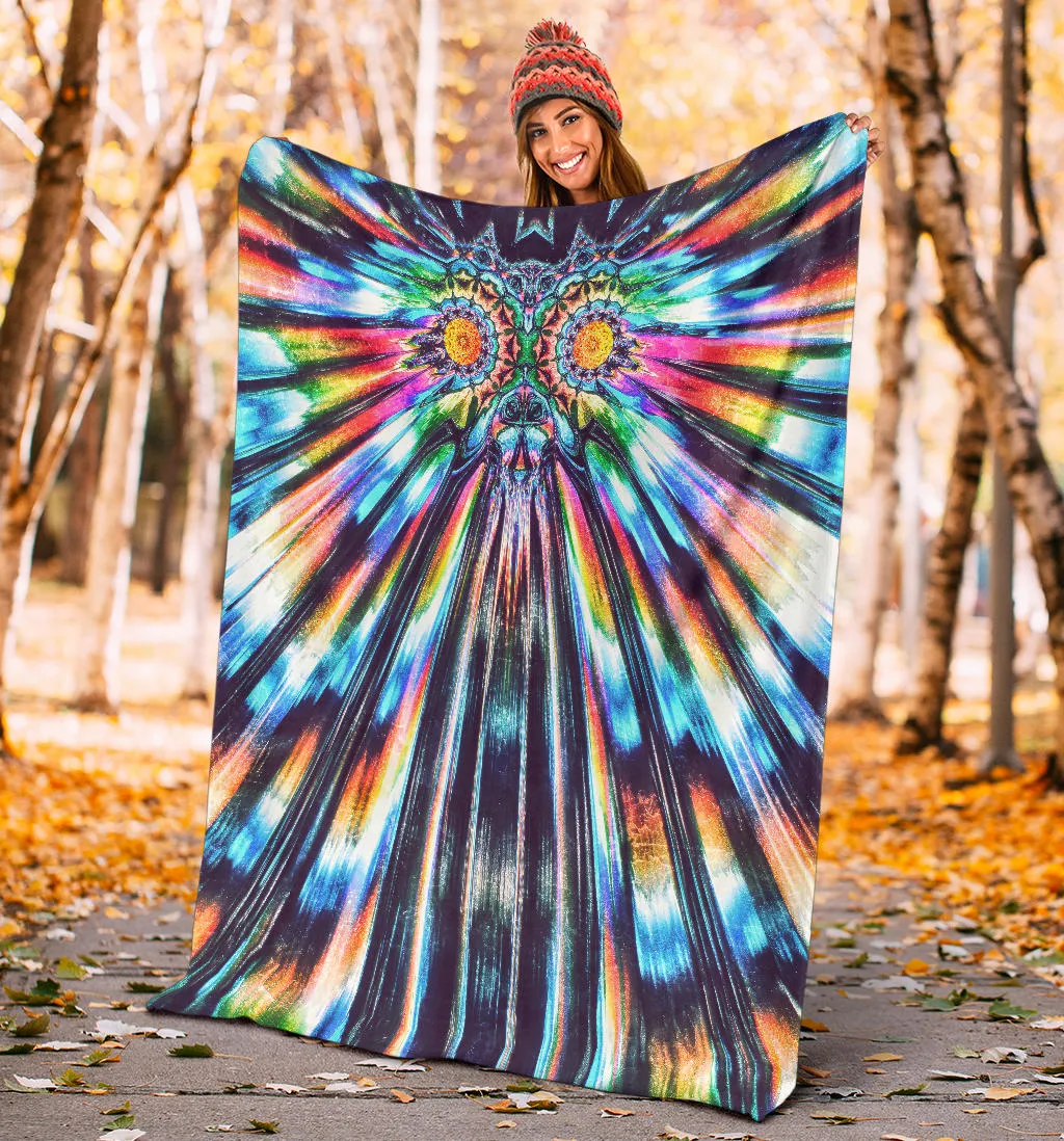 Entheogenic Encounter | Microfleece Blanket | Makroverset