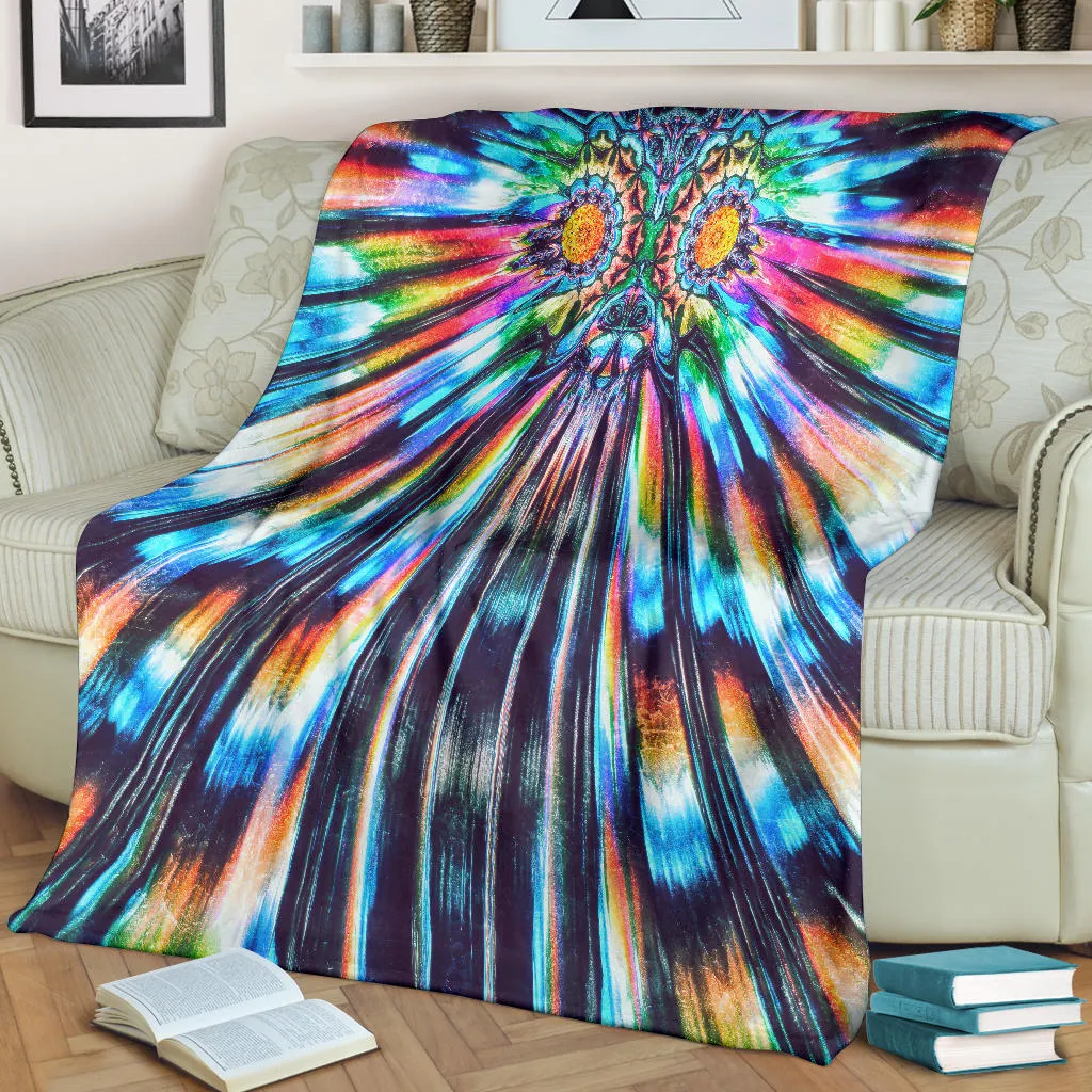 Entheogenic Encounter | Microfleece Blanket | Makroverset