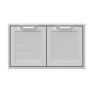 Hestan 36" Double Door Storage Cabinet, Marquise Panels