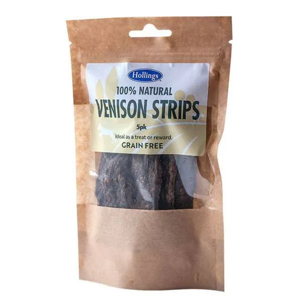 Hollings Strips Venison Pack of 5