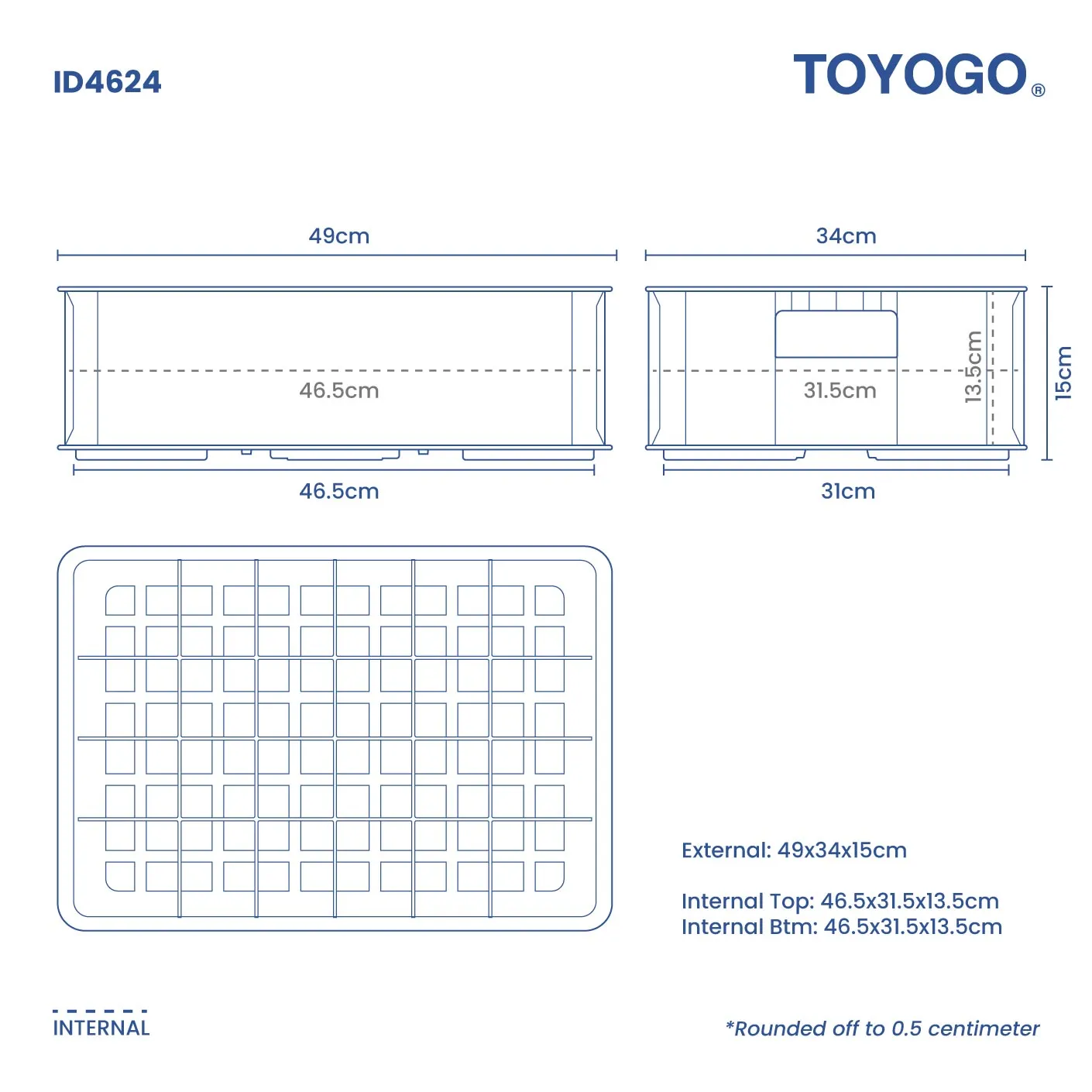 INDUSTRIAL PLASTIC CONTAINER (ID4624)