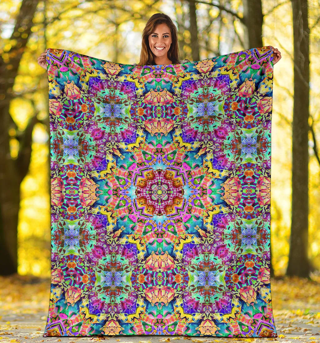 Kaleidos I | Microfleece Blanket | Makroverset