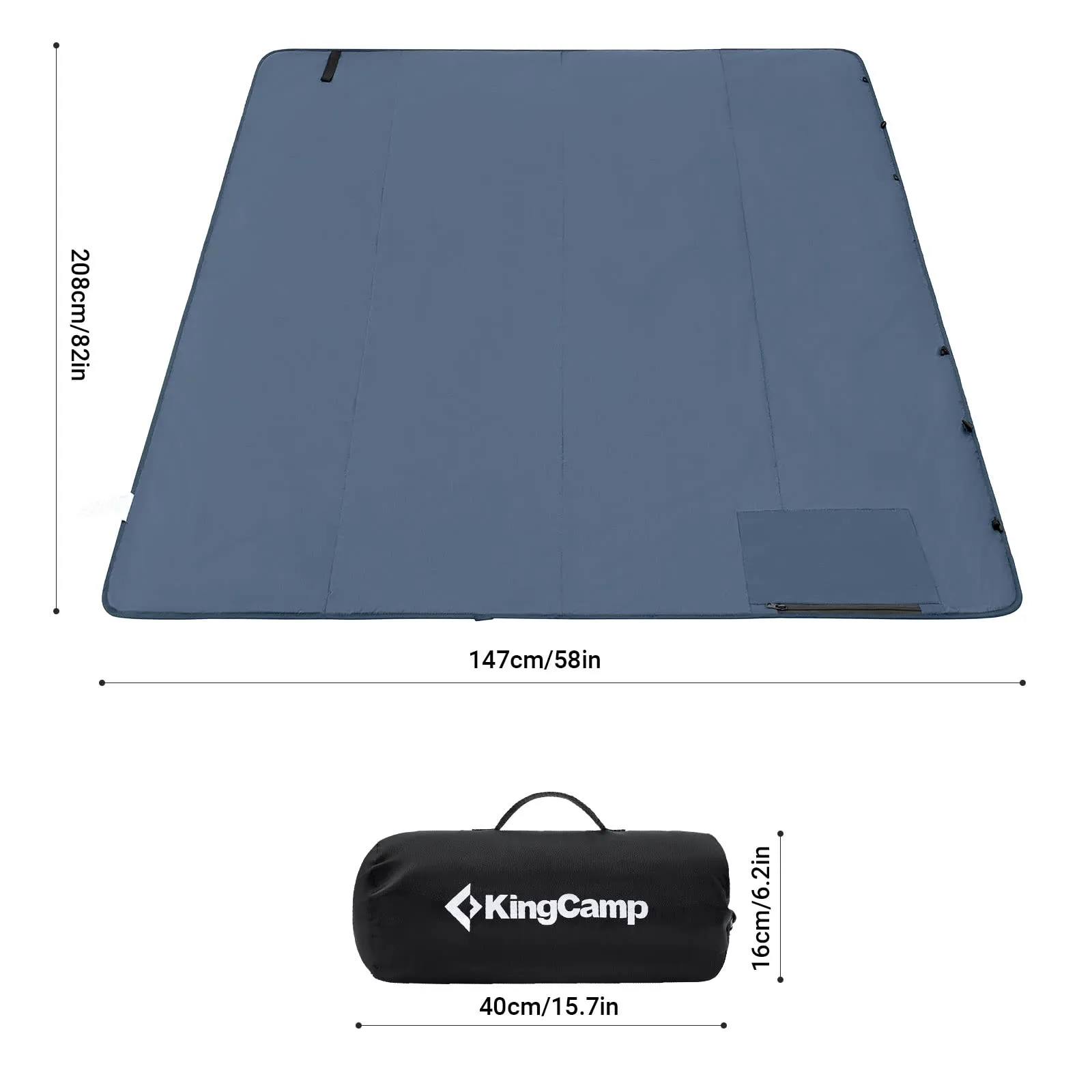 KingCamp Sandproof Waterproof Picnic Blanket Beach Mat