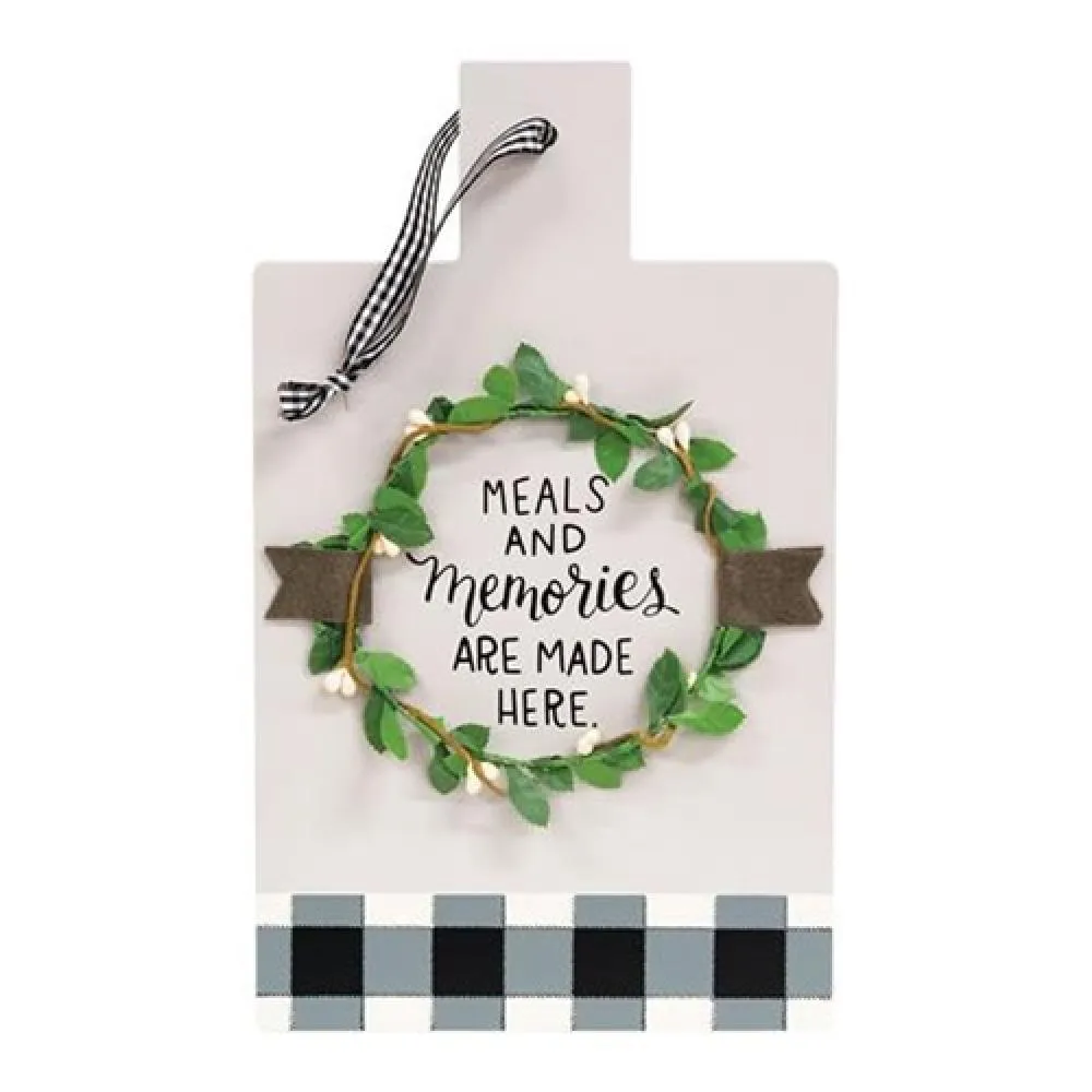 *Meals and Memories Cutting Board Sign