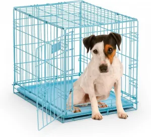 Midwest iCrate Single Door Blue Dog Crate (24" x 18")