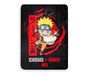 Naruto Shippuden Ichiraku Ramen Fleece Throw Blanket | 45 x 60 Inches