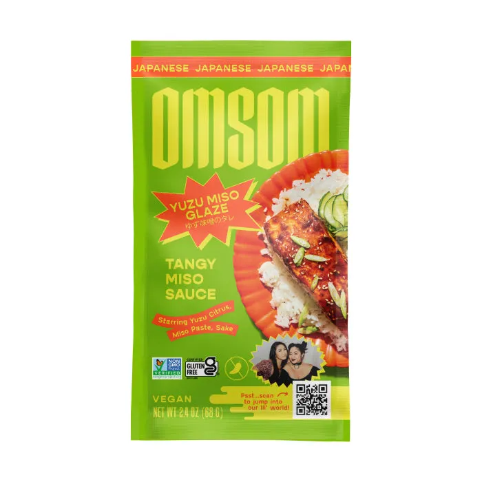 Omsom - Miso Sauce, 2.4 Floz | Multiple Flavors