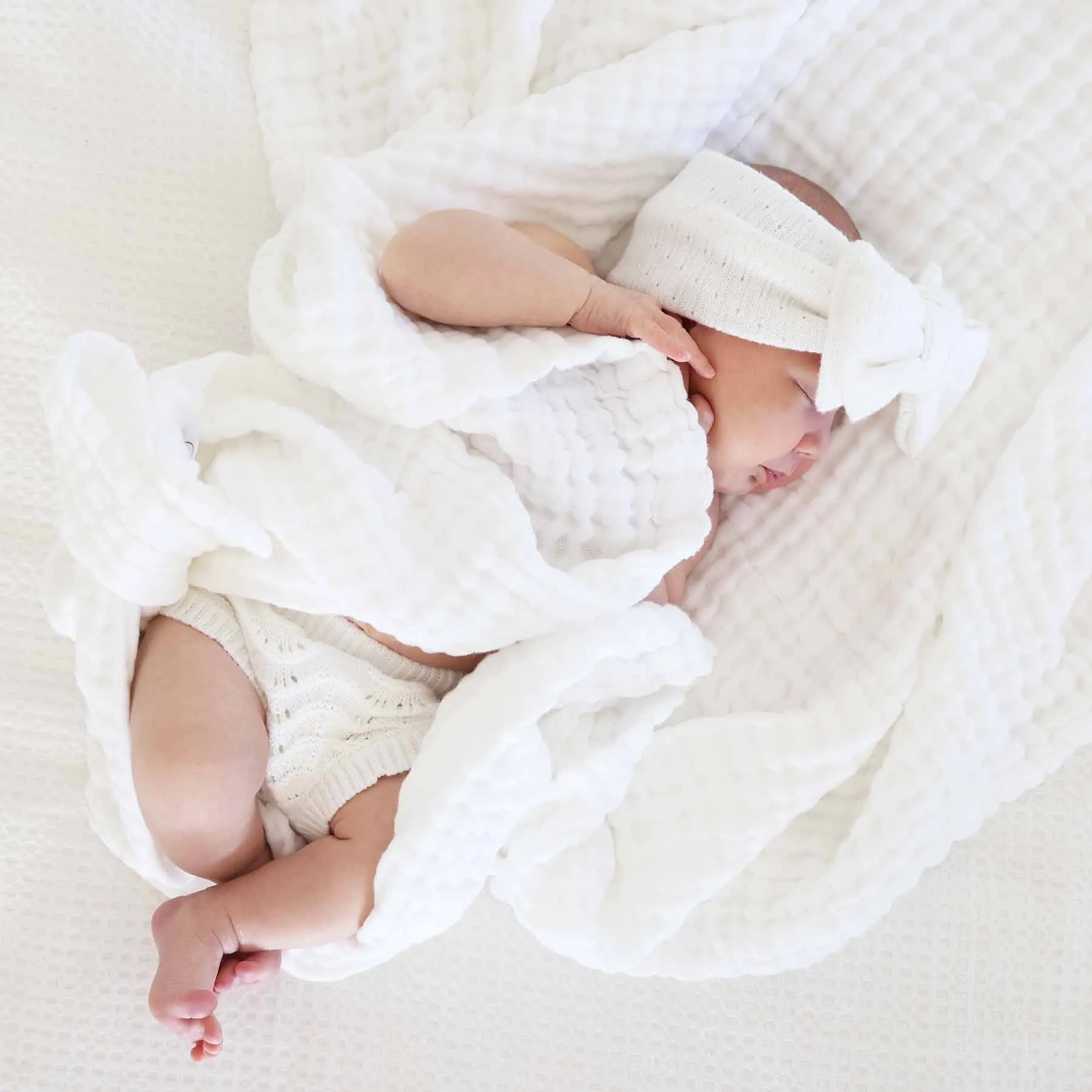 Organic Cotton Gauze Swaddle Blankets