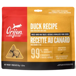 Orijen Free-Run Duck Recipe Freeze-Dried Dog Treats